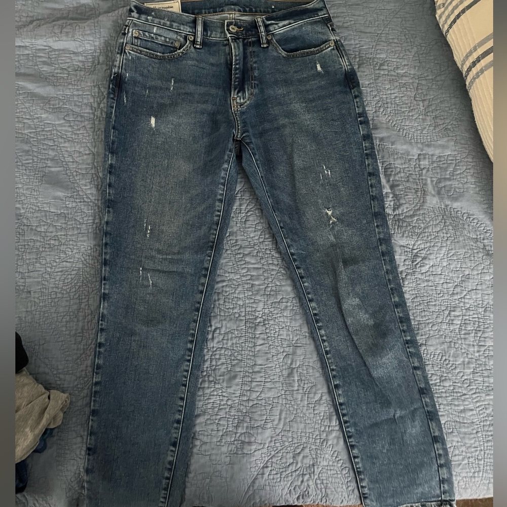 Abercrombie & Fitch Faded Blue Skinny Jeans